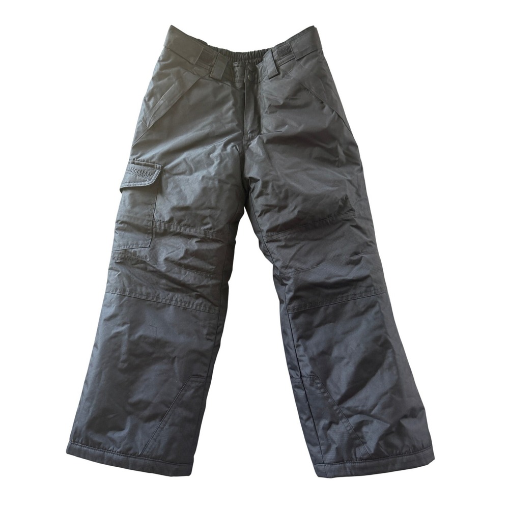 Magellan Outdoors Kids Youth XS Black Insulated Snow Pants Cargo Ski Sledding - Picture 1 of 6